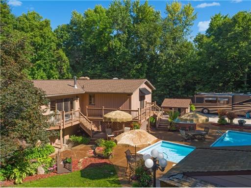 10651 Grey Cloud Trail S, Cottage Grove, MN 55016 listed by Jason Lange, RE/MAX Results Wooded property and pool at 10651 Grey Cloud Trail S in Cottage Grove, Minnesota